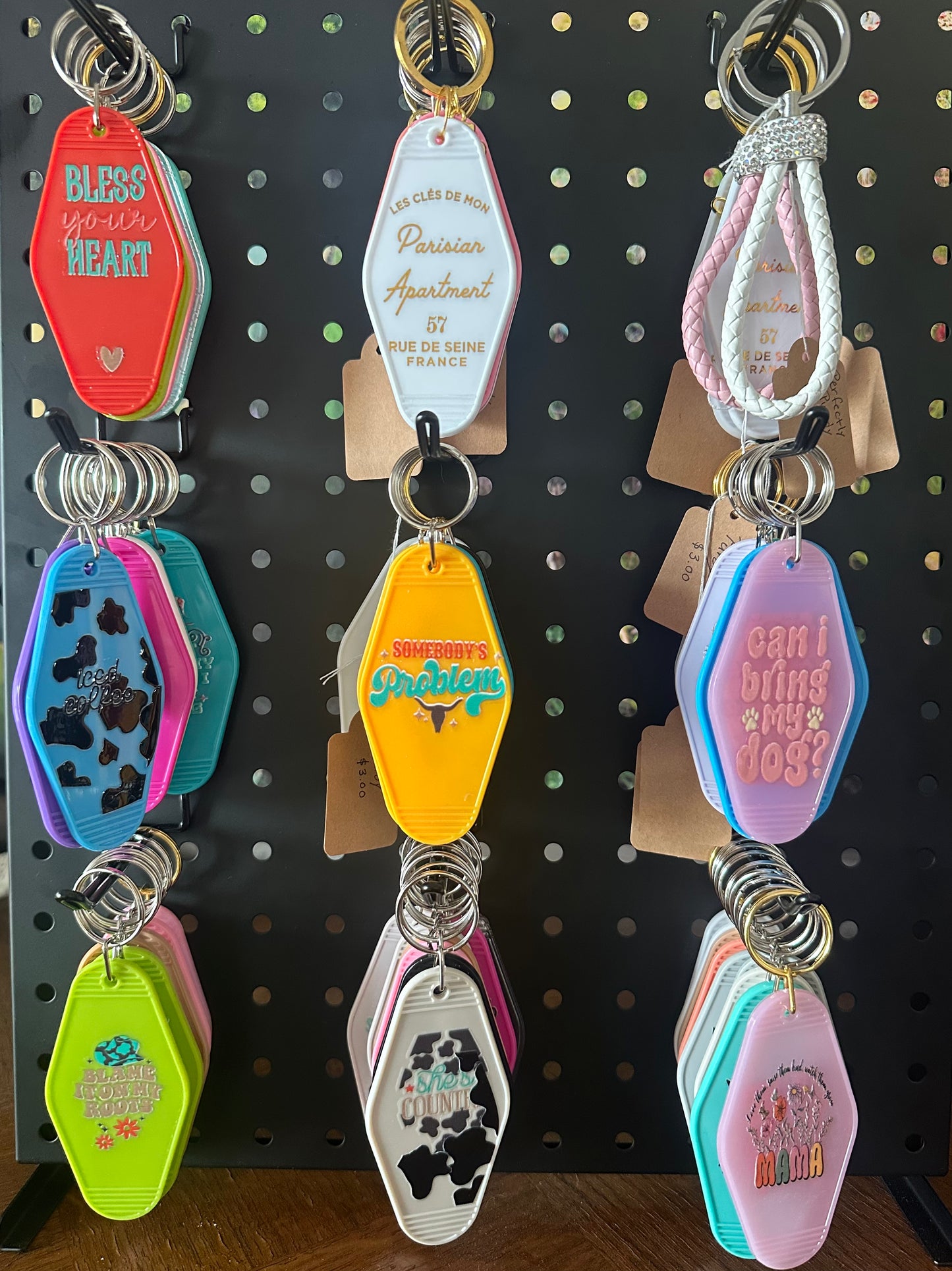 Motel Keychains