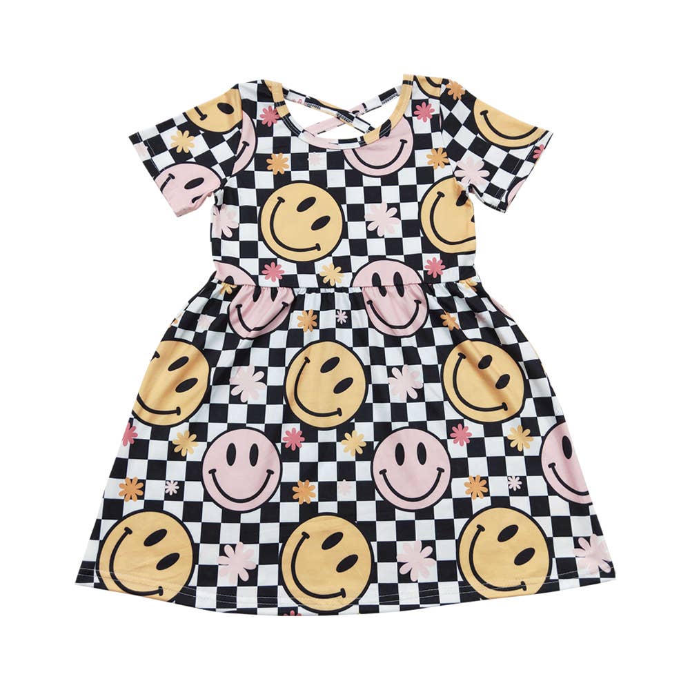 Baby Girls Smile Knee Length Dresses: 4T