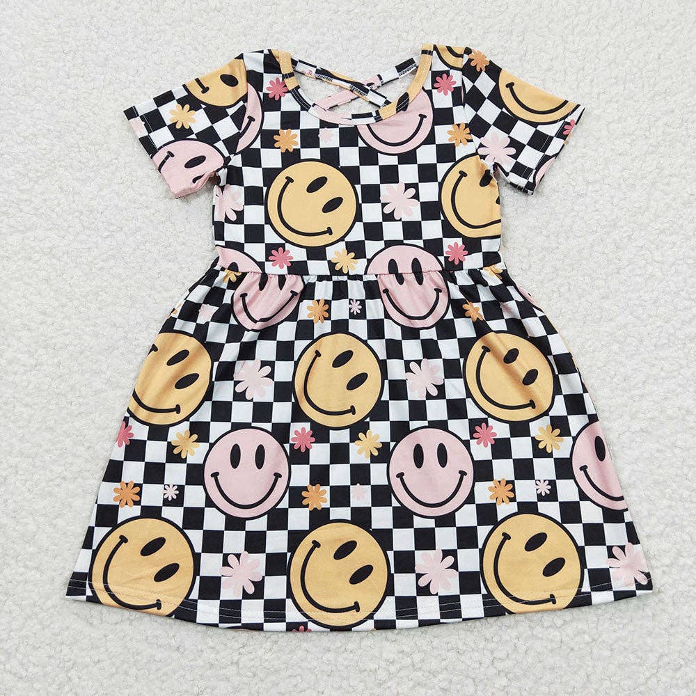 Baby Girls Smile Knee Length Dresses: 4T