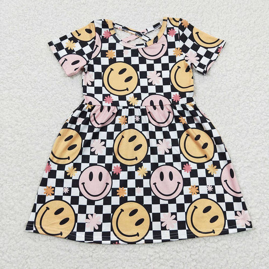 Baby Girls Smile Knee Length Dresses: 5-6T