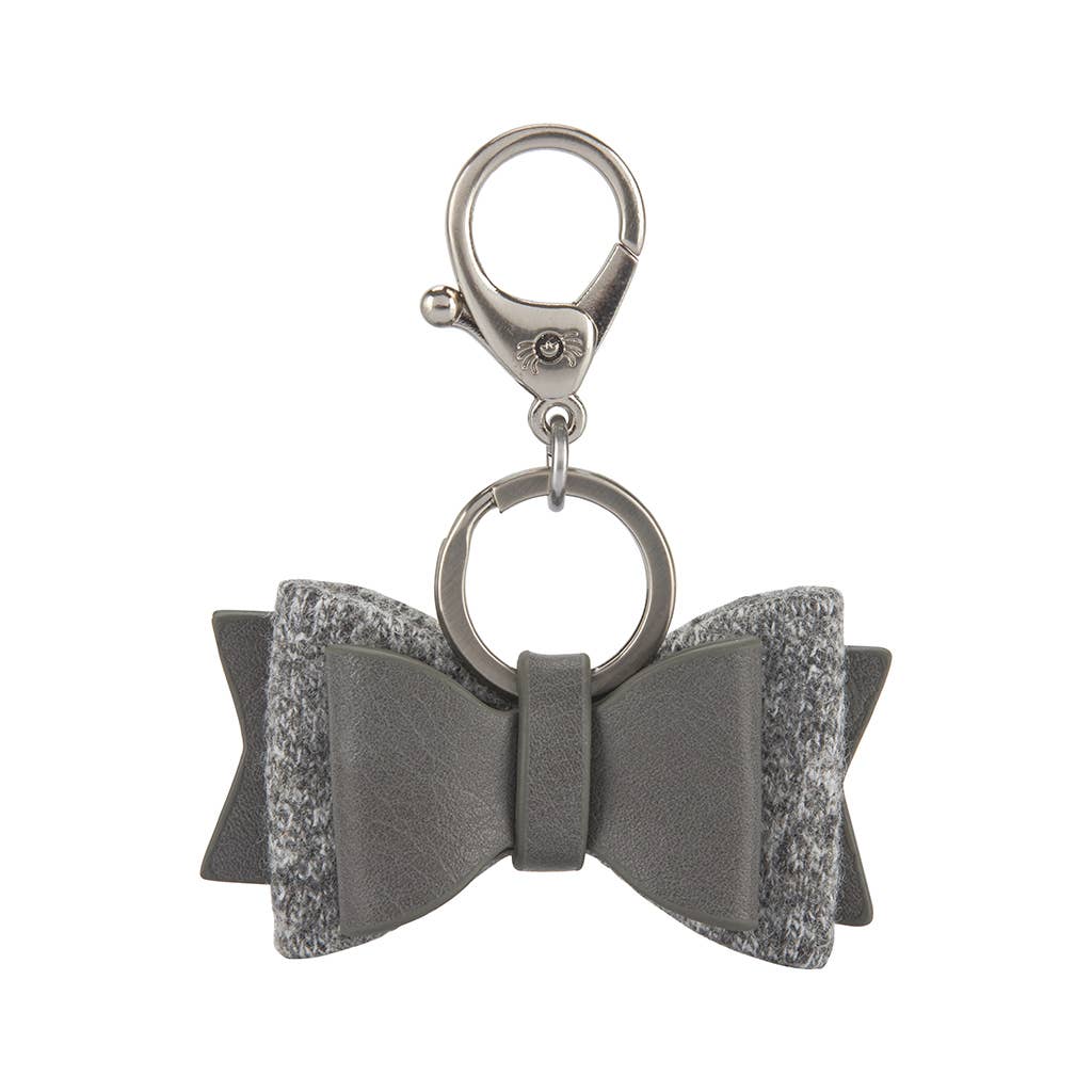 Boss Bow™ Keychain Charm: Coffee & Cream