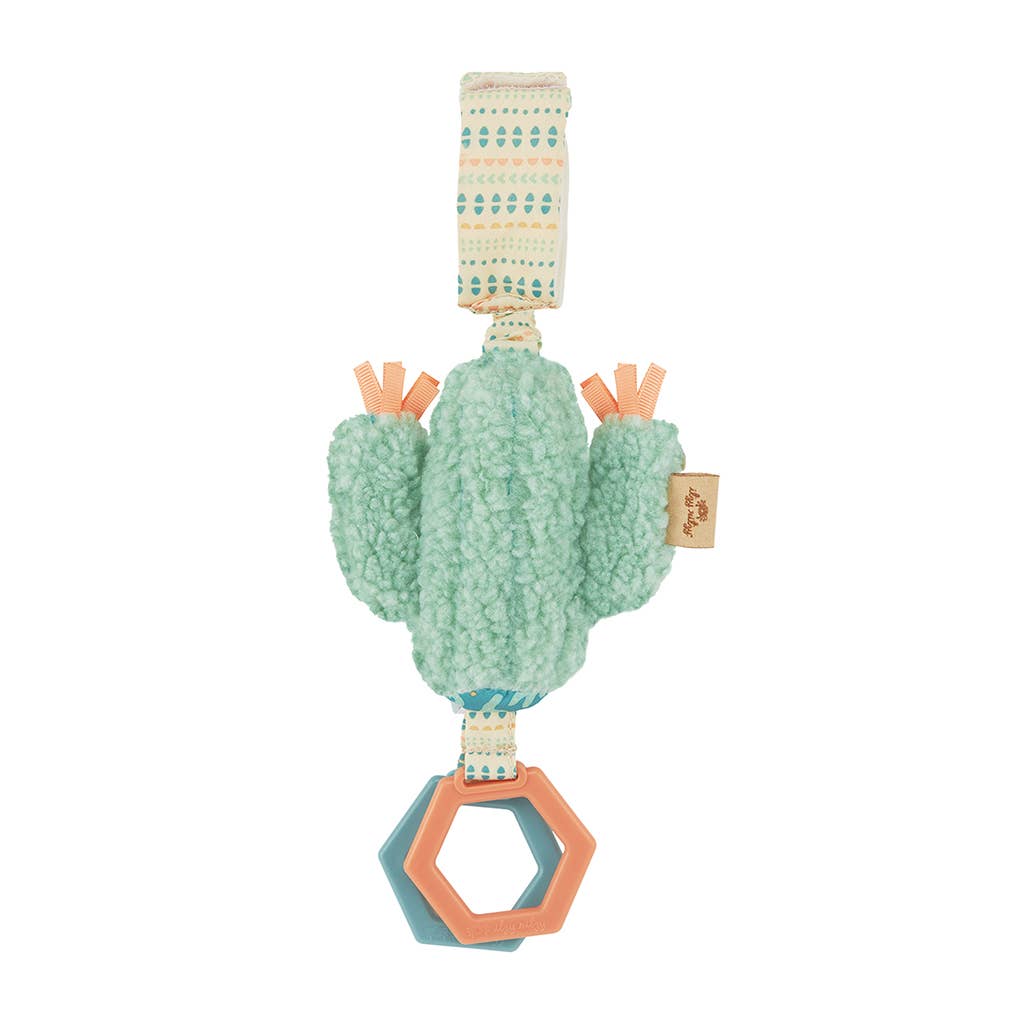 Itzy Friends Ritzy Jingle™ Attachable Travel Toy: Cactus